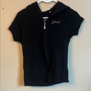 Guess Black Short-Sleeve Women Hoodie (Bin C)